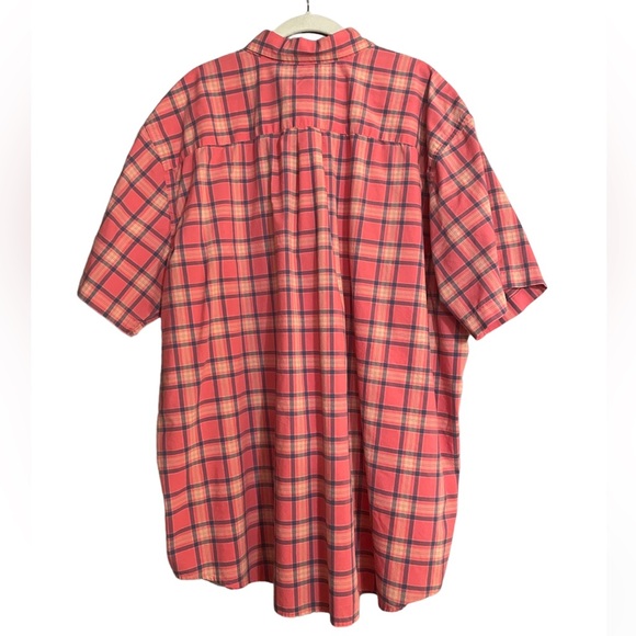 The Foundry Supply Co. Plaid. Short Sleeve Button Down. Men’s 2XL - Picture 2 of 4